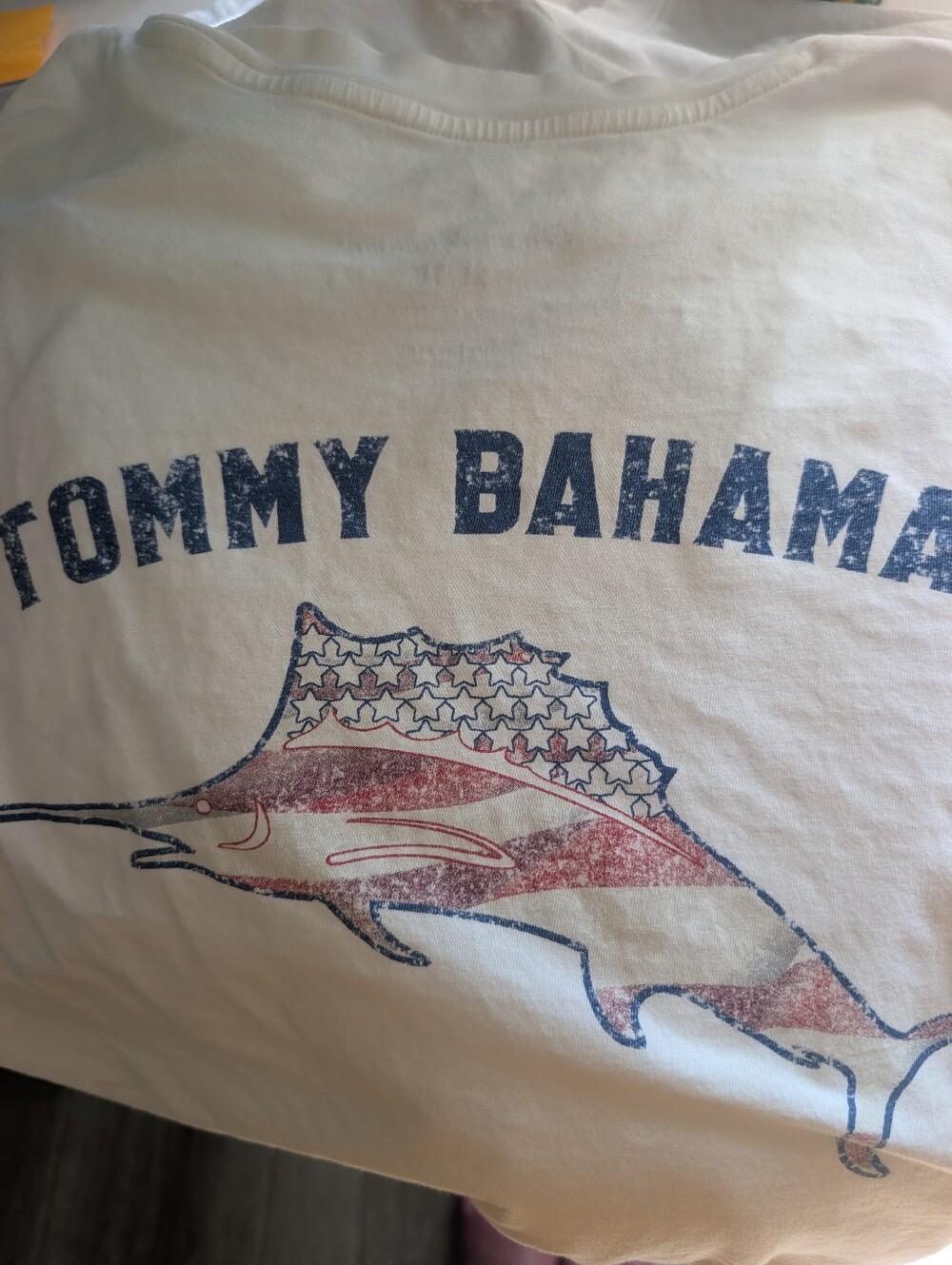 Tommy Bahama "Independence Marlin" T-Shirt Men's XLarge Tall 100% cotton